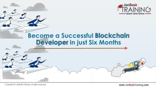 Become a Successful Blockchain Developer in just Six Months