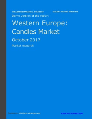 WMStrategy Demo Western Europe Candles Market October 2017