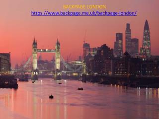 Backpage London | London Classifieds ads