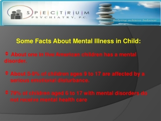 Mental Illness in Children and Adolescents