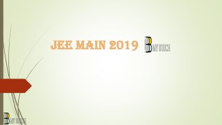 JEE Main 2019