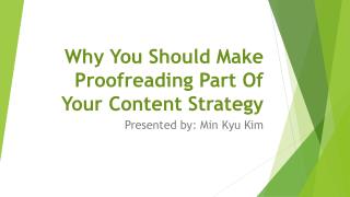 Why You Should Make Proofreading Part Of Your Content Strategy