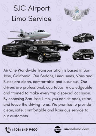 Book Limo Service for SJC Airport
