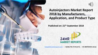 Autoinjectors Market Report 2018 by Manufacturers, Application, and Product Type