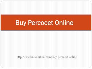 Buy Percocet Online