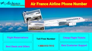Air France Airlines Phone Number