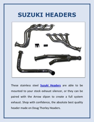 Suzuki Headers