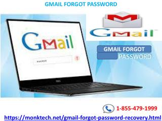We offer instant help on Gmail Forgot Password 1-855-479-1999