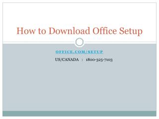 Office.com/Setup