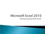 Microsoft Excel 2010