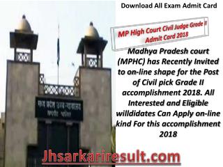 Download all exam admit card