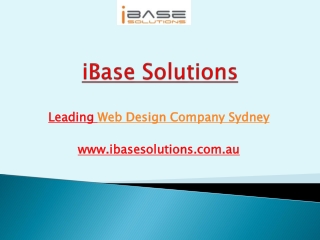 Website Design, Web Development and SEO Company Sydney