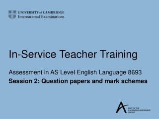 In-Service Teacher Training