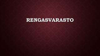 Rengasvarasto