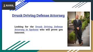 Role Of Drunk Driving Defense Attorney In Criminal Cases In Spokane