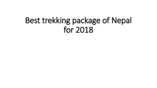 Best trekking package of Nepal for 2018