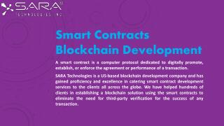 Smart contract development Services