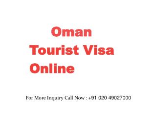 Oman Tourist Visa Online | Oman tourist e Visa for Indian