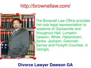 Divorce Dawsonville GA