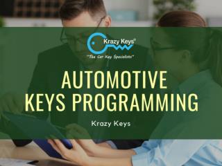 Different Ways of Programming Automotive Keys | Krazy Keys