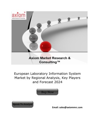 European Laboratory Market Trends, Size, Share, Growth and Forecast 2024