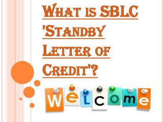 Financial Credibility of SBLC Standby Letter of Credit