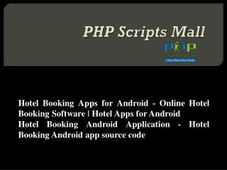 Phpscriptsmall | Hotel Booking Android Application | Hotel Booking Android app source code