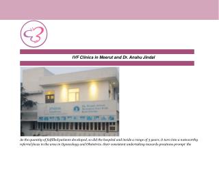 IVF Clinics in Meerut and Dr. Anshu Jindal