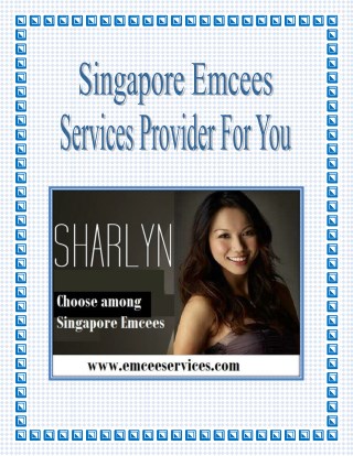 Singapore Emcees - The Professional Emcee Services