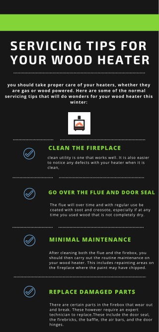 Servicing Tips For Your Wood Heater