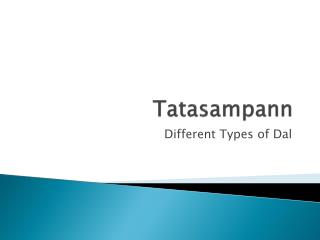 Tatasampann dals products