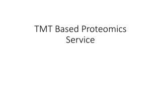 TMT analysis