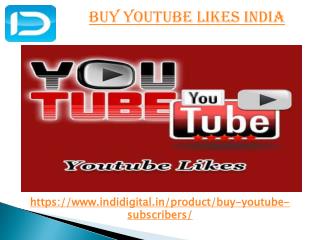 Get the best buy youtube likes india