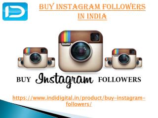 Find the best Buy Instagram followers in India