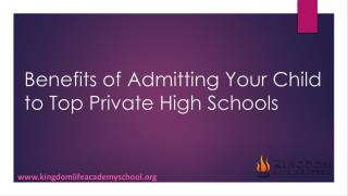 Benefits of Admitting Your Child to Top Private High school-converted