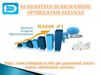 Find the best guaranteed search engine optimization services