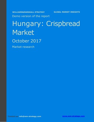 WMStrategy Demo Hungary Crispbread Market October 2017