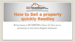 We Buy Houses Fresno CA – Central Valley House Buyers