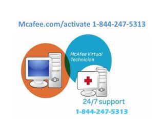 McAfee Activate USA | 1-844-247-5313 | McAfee.com/activate USA