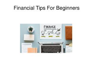 Financial Tips For Beginners