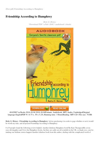 FRIENDSHIP-ACCORDING-TO-HUMPHREY