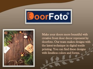 Attractive Holiday Door Decorations