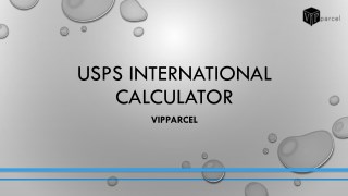USPS ground shipping rates - VIPparcel
