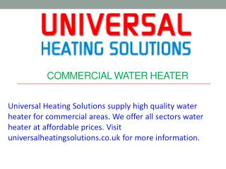 Commercial Water Heater