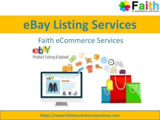 eBay Product Listing Services in India