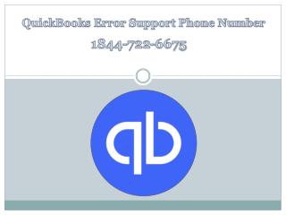 QuickBooks Error Support Number