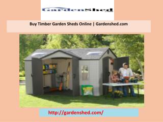 Wooden Garden sheds, Absco Sheds, Easy Sheds Online | Gardenshed.com