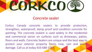 Concrete Sealer