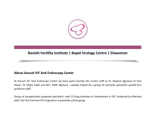Bavishi Fertility Institute | Bapat Urology Centre | Elawoman