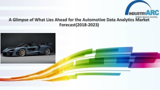 Automotive Data Analytics Market Forecast(2018-2023)